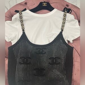 Chanel Top Black and white